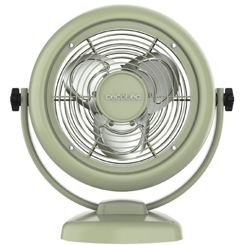 Cecotec - Ventilateur de table EnergySilence 800 RetroDesk Green