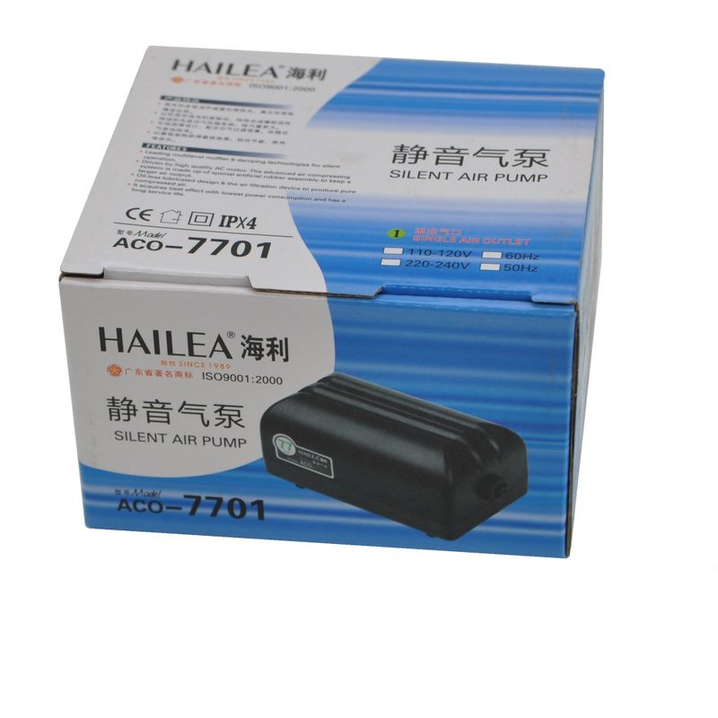 Hailea - Ventilation de bassin Pompe à air Pompe de ventilation ACO-7701