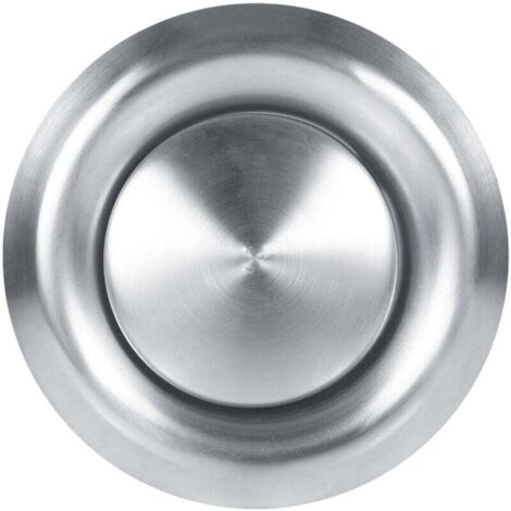 Ventilation Grille, Stainless Steel Air Vent Adjustable Extractor Vent Round Vent for Home Ceiling, Sizes(125mm) MUMU