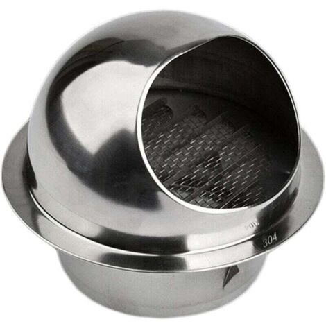 Ventilation, sortie de ventilation en acier inoxydable 304 (ø80 mm)