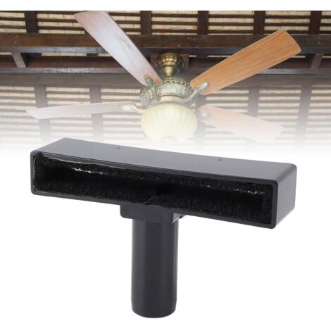 Ventilator-Reinigungsschwamm mit waschbarem Aufsatz, ABS, 17,8 x 10,7 cm – Schwarzes multifunktionales Reinigungsset
