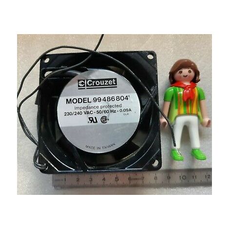 Ventilatore 80x80x25 220V con telaio bronzo silenziosoCRO99486804