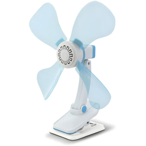 Ventilatore 9w Usb Silenzioso A Clip Regolabile Per Scrivania, Casa E Letto