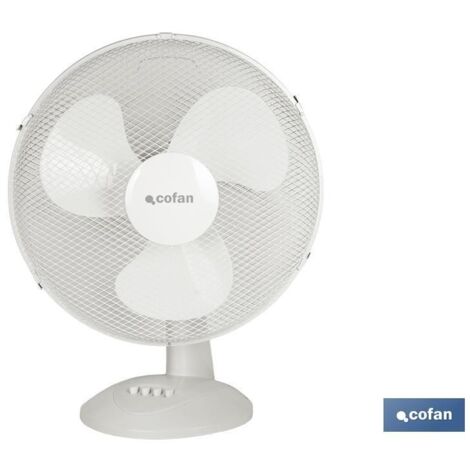 Ventilatore a 3 velocità 44 W Bianco