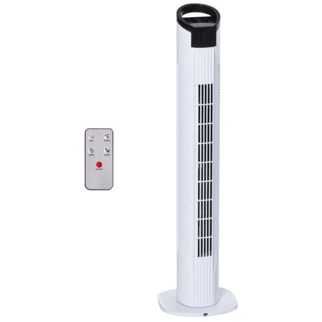 VENTILATORE A COLONNA OSCILLANTE A 3 FUNZION CON TELECOMANDO DA 50 W