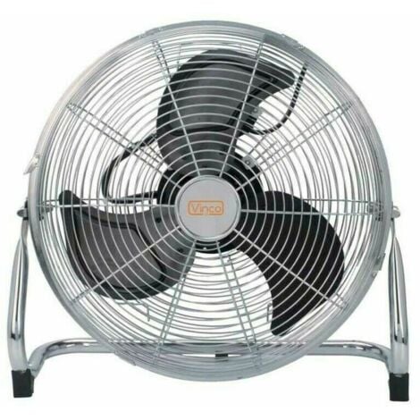 Ventilatore A Grande Portata Cromato 30Cm ( VINCO cod. 70610 )