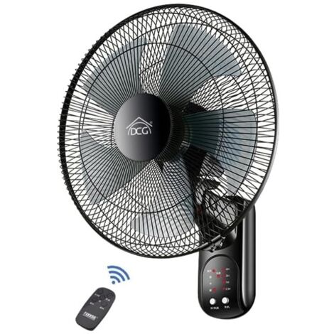 VENTILATORE A PARETE 60W D.40CM A 5 PALE