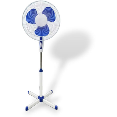 Ventilatore a piantana 3 pale Ø40 cm con altezza regolabile 45W