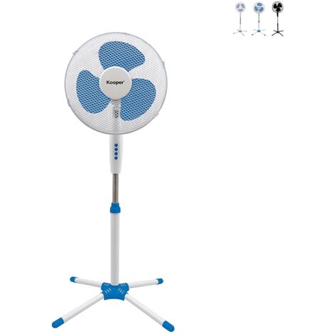 Ventilatore a piantana 3 velocità 40 watt con asta allungabile fino a 135 cm ArticFresh