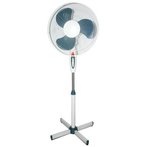 Ventilatore a piantana 3 velocità, pala da Ø 40 cm altezza regolabile 125 cm