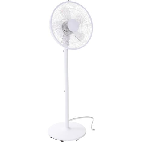 Ventilatore a piantana 3 velocità, pala da Ø 40 cm altezza regolabile h 130 cm