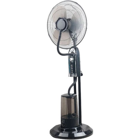 AUTRES Ventilatore a piantana con nebulizzatore d'acqua e ghiaccio 3 pale 75W Nebula Fan