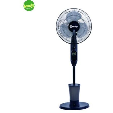 Ventilatore a Piantana con Nebulizzatore e Telecomando Nero 75 Watt