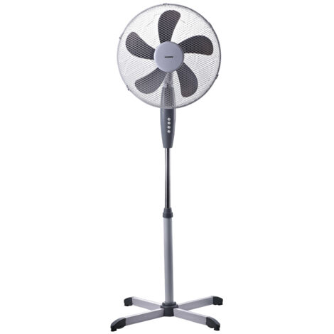 VENTILATORE A PIANTANA MAURER 40CM 5 PALE BIANCO/GRIGIO