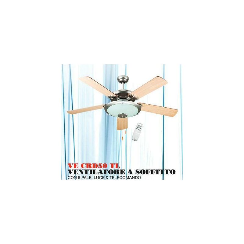 Image of DCG - Ventilatore a Soffitto VECRD50TL con luce