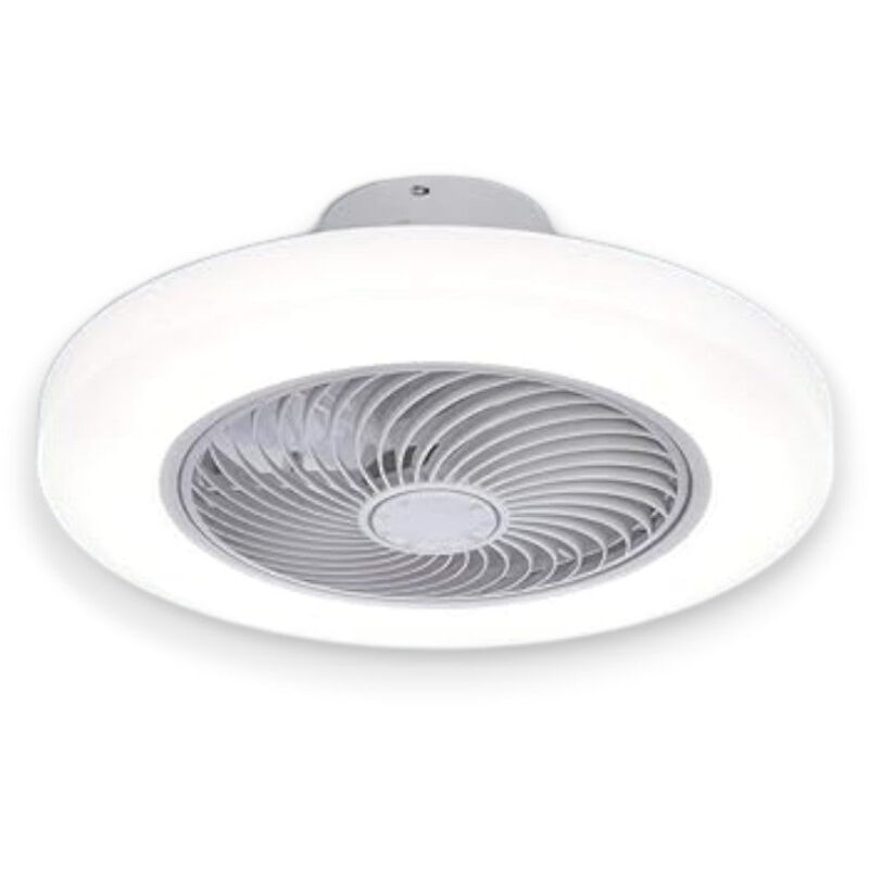Ventilatore a soffitto luce led tre tonalità per