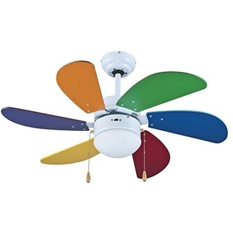 Ventilatore a soffitto Zephir zfs690c con luce 60w e pale Ø92cm