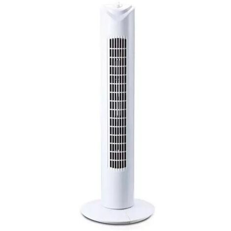 Ventilatore a Torre 45W con 3 Velocità Rotante e Funzione Timer Colore Bianco (785mm)