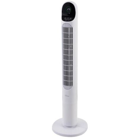 Ventilatore a torre Ardes AR5T1000 ORACLE H RC Display Led Bianco