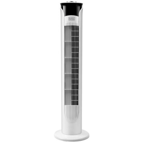 Ventilatore a torre BLACK+DECKER - Modello BXEFT47E - Dimensioni 22x81h cm