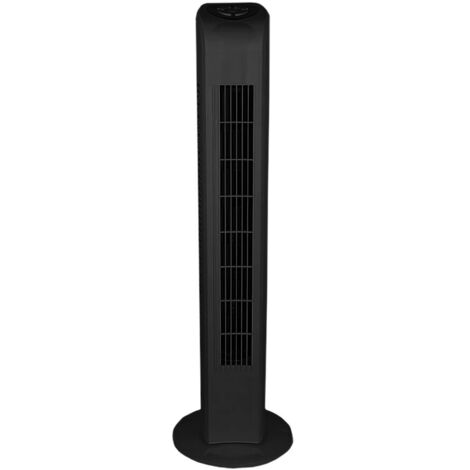 VENTILATORE A TORRE NERO DA 31 POLLICI CON TELECOMANDO - VR961135