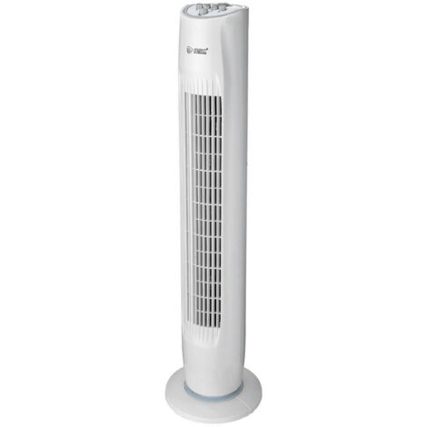 Ventilatore a torre oscillante 45W bianco