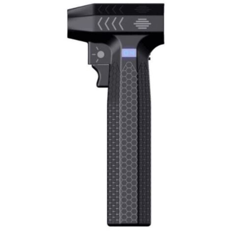 Ventilatore a turbina, 60 m/s, ricaricabile tramite USB, portatile, spazzaneve, potente rimozione della polvere, torcia elettrica, campeggio, accendifuoco
