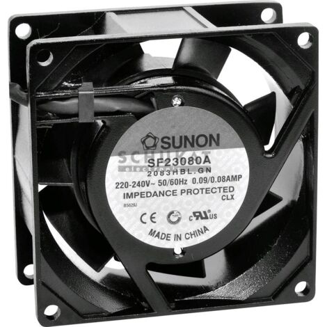 Ventilatore assiale compatto Sunon SF23080 A2083HBL 230V