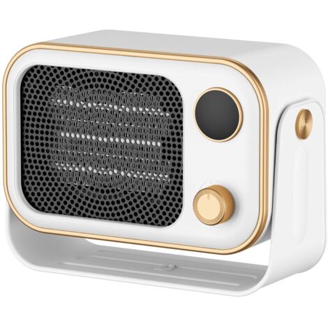 Ventilatore caldo con display digitale da 1200 W, termoventilatore elettrico ad alta potenza, pratico per ufficio e scrivania.