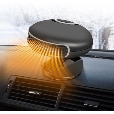 Ventilatore caldo per auto da 12 V, riscaldatore quadrato pieghevole, ventilatore caldo per auto, sbrinamento, disappannamento, ventilatore caldo per auto a doppio uso domestico