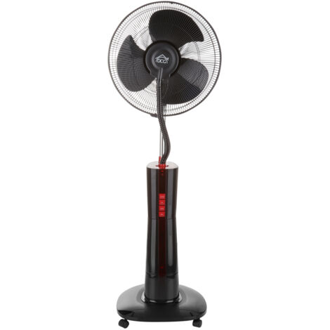 Ventilatore con nebulizzatore e ionizzatore, 3 velocità nero