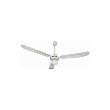 Ventilatore con pale in metallo e luce