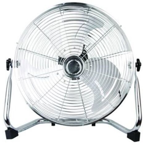 Ventilatore Da Appoggio In Acciaio Cromato Cm.45
