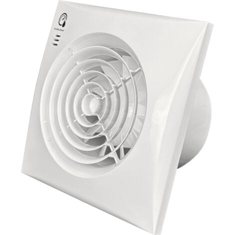 Ventilatore da bagno NORTADA HOKURO ORU WP-125 H con umidostato e timer, bianco