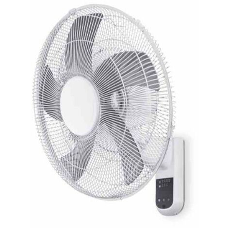 Ventilatore da muro Wall 3 velocità, pala da Ø 45 cm altezza con telecomando