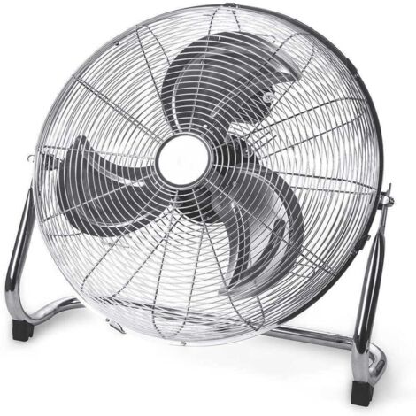 Ventilatore da Pavimento a Terra Industriale Acciaio 3 Velocità - Formato: Ø 40 cm - 70 W