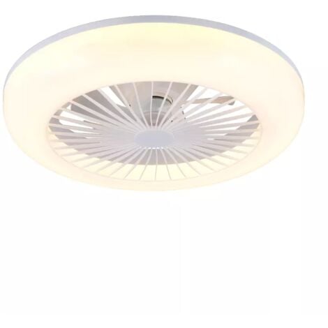 ventilatore da soffito con led "mora" bianco ø45 cm 13w