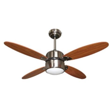 Ventilatore da soffitto baviera effe - in legno volt 230 watt 60 cm 107
