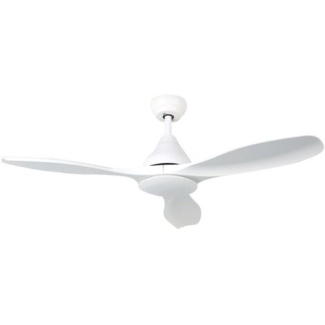 Ventilatore da soffitto bianco Ø117cm con blocco lampade LED