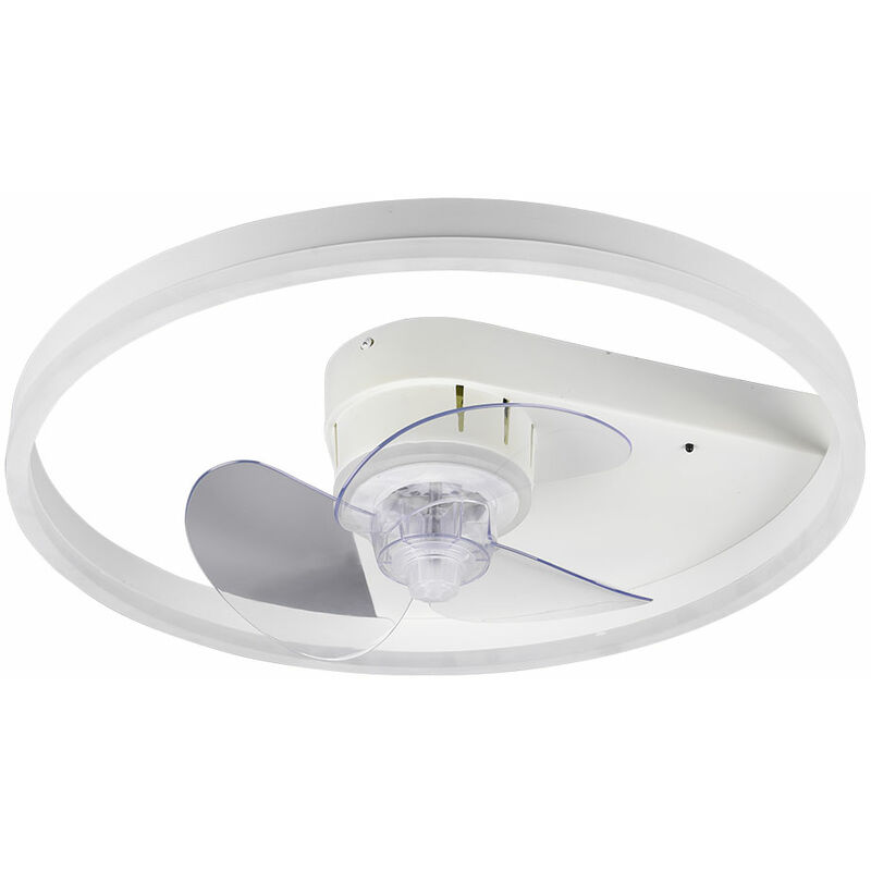 Image of Ventilatore da soffitto con illuminazione e telecomando camera da letto silenziosa plafoniera led dimmerabile, colori luce timer regolabile, luce