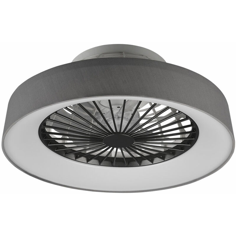 Image of Etc-shop - Ventilatore da soffitto con luce e telecomando Lampade con ventilatore Ventilatore da soffitto con illuminazione, timer luce notturna cct