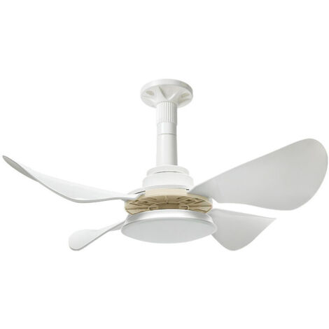 Ventilatore da soffitto con luce e telecomando, piccolo ventilatore da soffitto LED dimmerabile da 62 cm e 48 W, ventilatore a lampadario