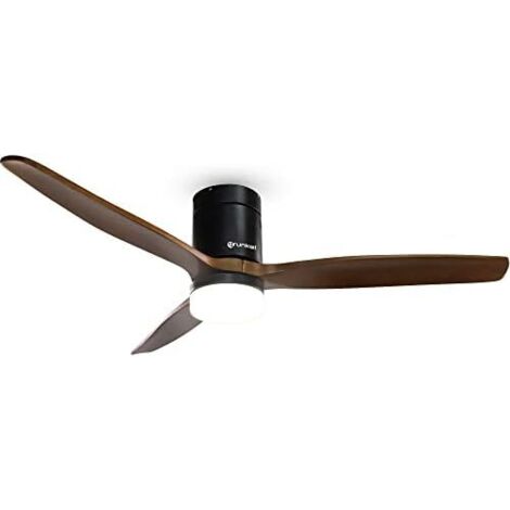 Ventilatore da Soffitto con Luce Grunkel SKYWIND-52WN Nero