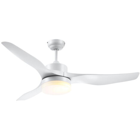 VENTILATORE DA SOFFITTO CON LUCE LED A 3 MODALITÀ CON TELECOMANDO, 6 VELOCITÀ, F132X40CM