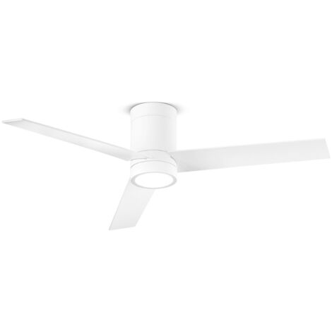 Ventilatore da Soffitto con luce Perenz 7185 B CT Bianco - Ø 132 cm, 3 Pale, 6 Velocità, Motore DC 40W, Silenzioso