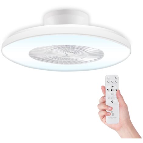 Ventilatore da soffitto con luci led in 3 colori