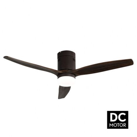 Ventilatore da soffitto DC 18W Marrone Aguilon 3 pale in rovere