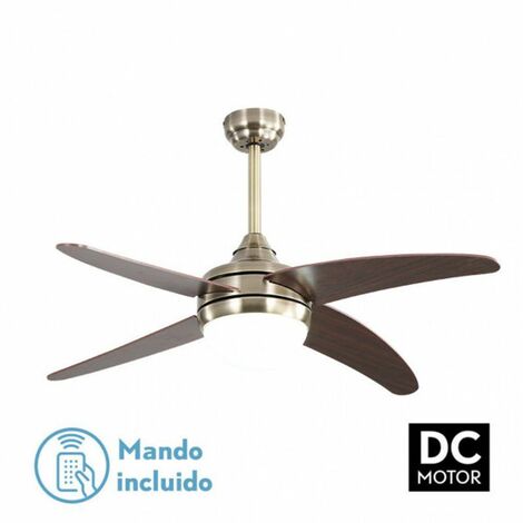 Ventilatore a Soffitto con Telecomando 4 Pale e Luce diametro 128cm 60w –  Ventilatori Foligno