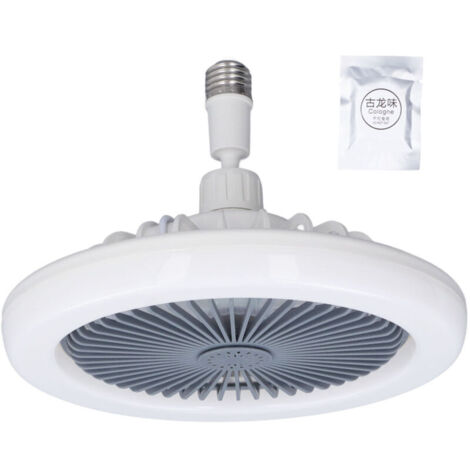 Ventilatore da soffitto Eosnow 85-265 V, ventilatore con luce regolabile con portalampada E27 per la casa