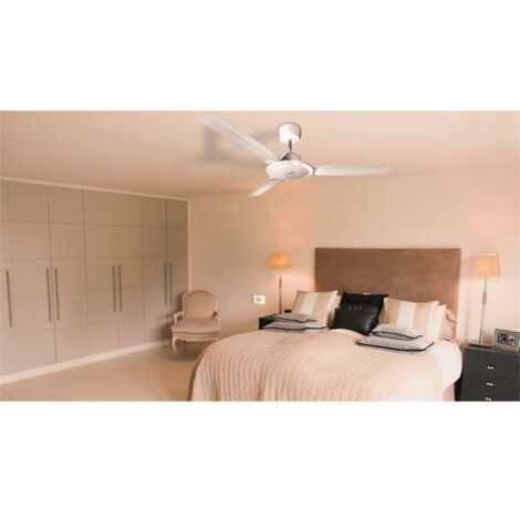 Ventilatore da soffitto reversibile Vortice Nordik Evolution R 120/48''  Bianco